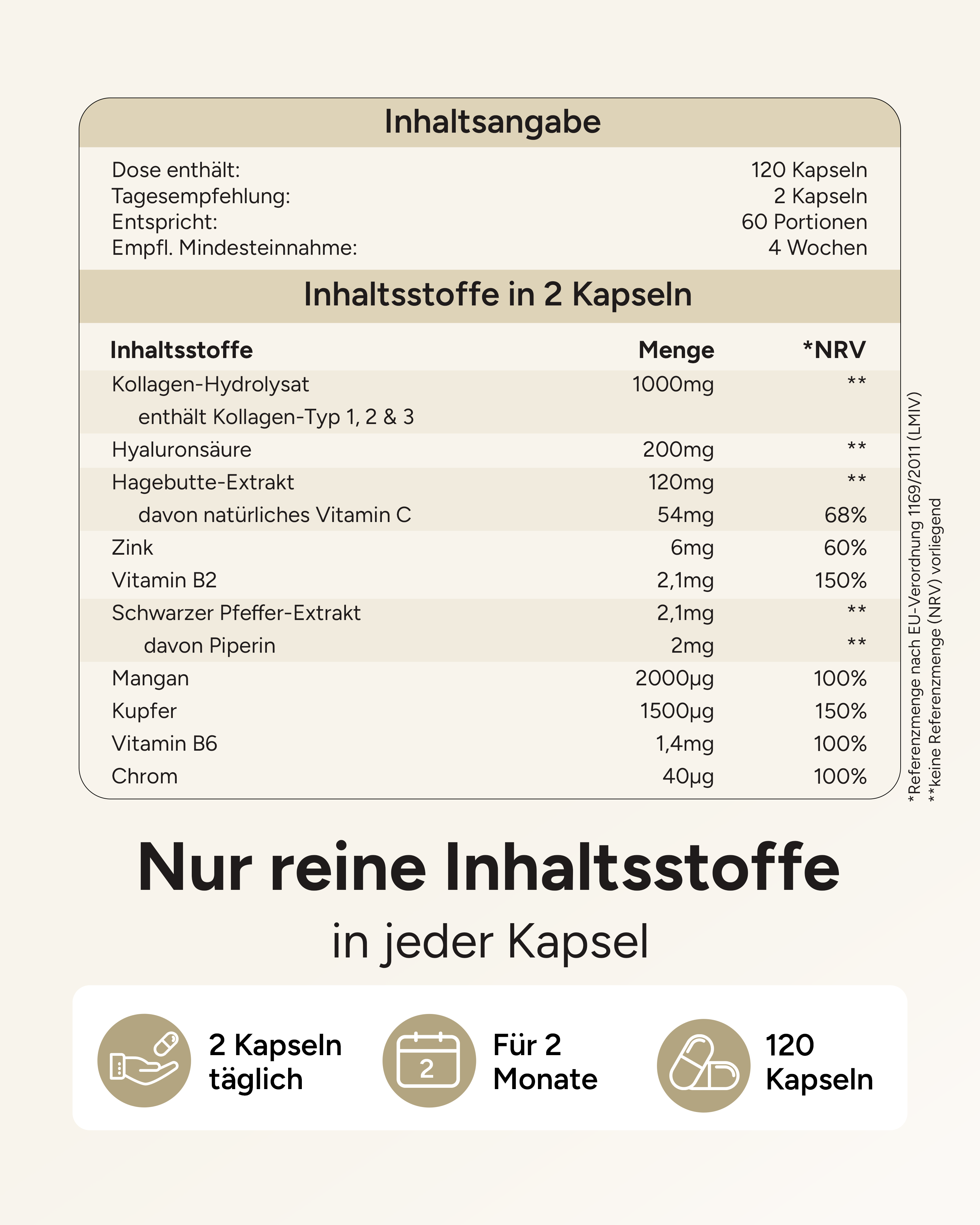 Bewegungsfreiheit - Kollagen & Hyaluron Komplex